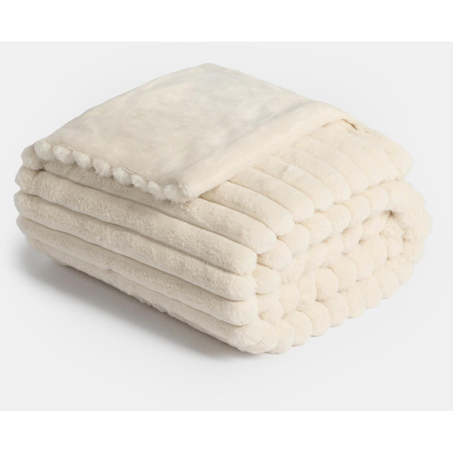 Snoozeville Jacquard Ribbed Throw