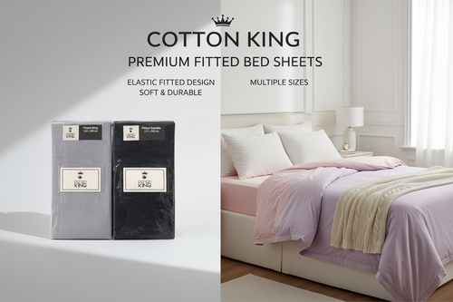 Cotton King Premium Bed Sheets - Enhanced Hero Image