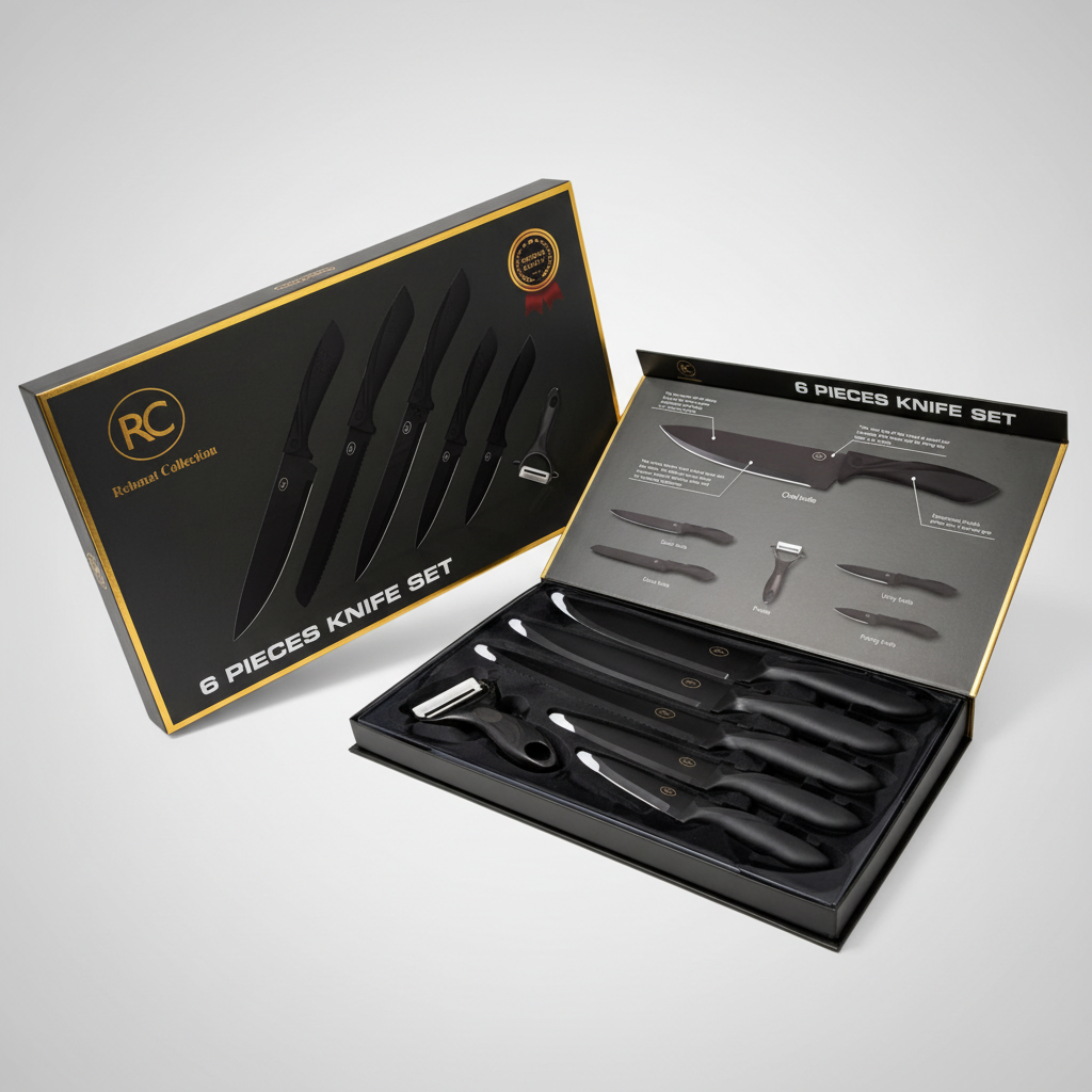 Enhanced Rehmat Collection 6-Piece Knife Set