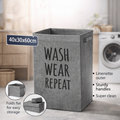 Enhanced Wash Wear Repeat Laundry Basket