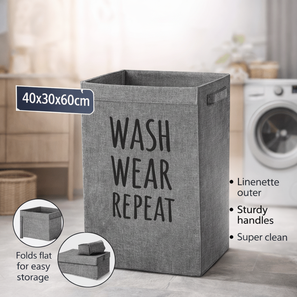 Enhanced Wash Wear Repeat Laundry Basket