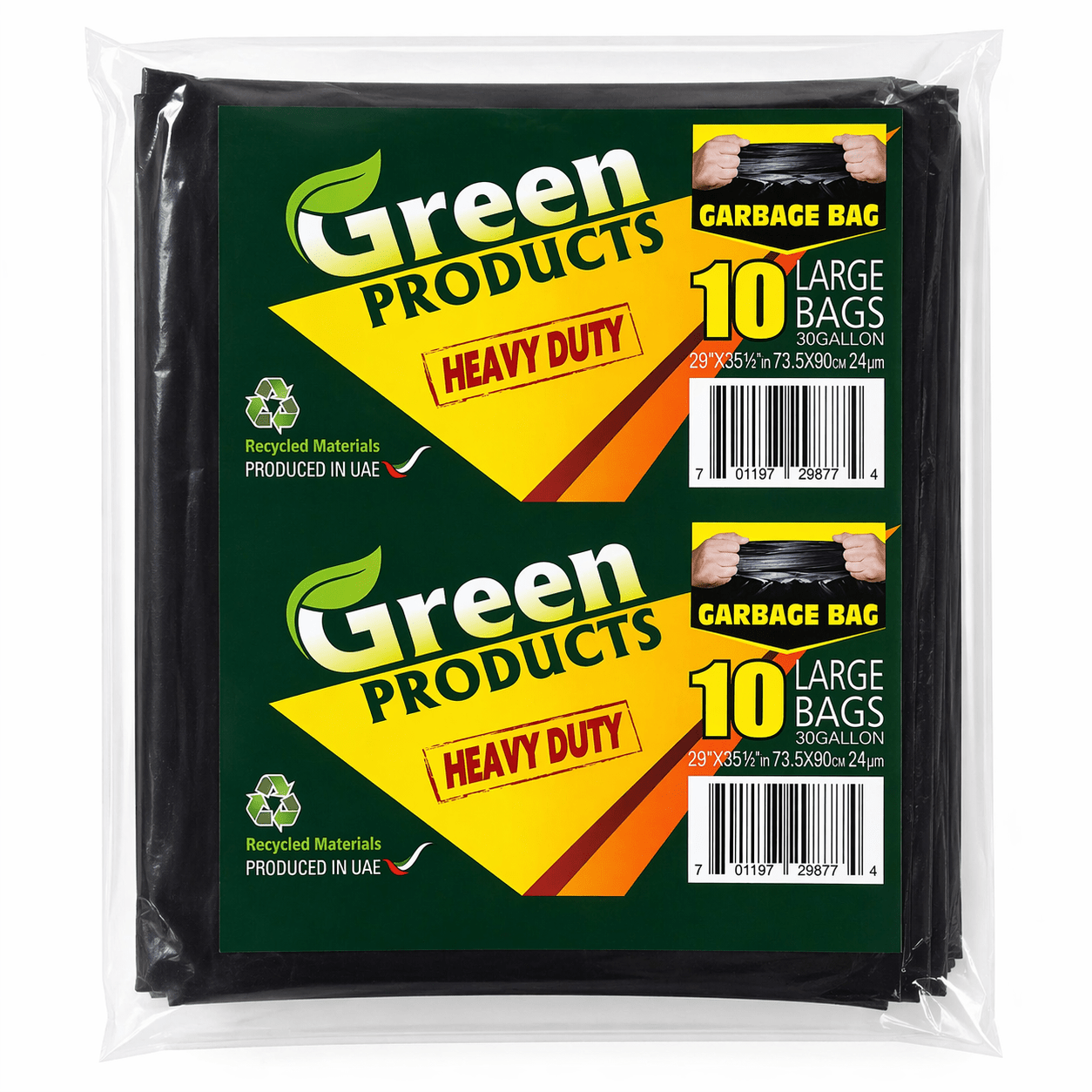 Green Products Heavy Duty Garbage Bags – Pack of 10