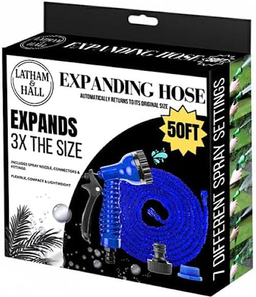 Latham & Hall Expandable Garden Hose Pipe – 50ft