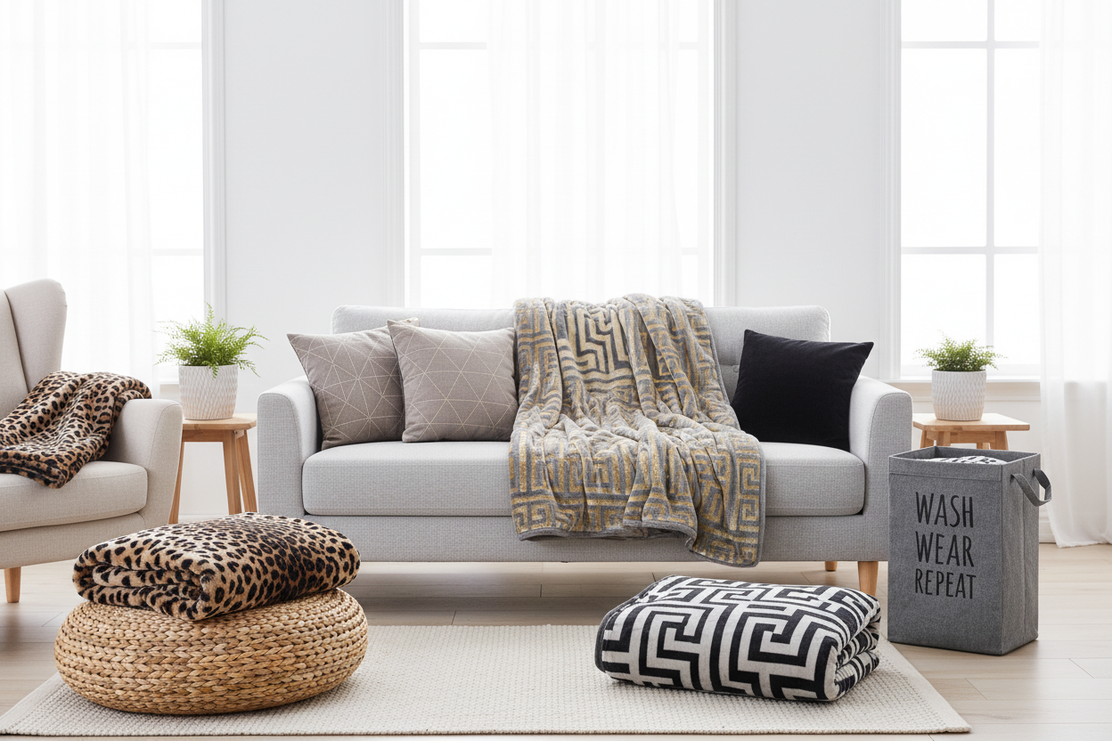 Luxury Home Textiles Lifestyle Photo