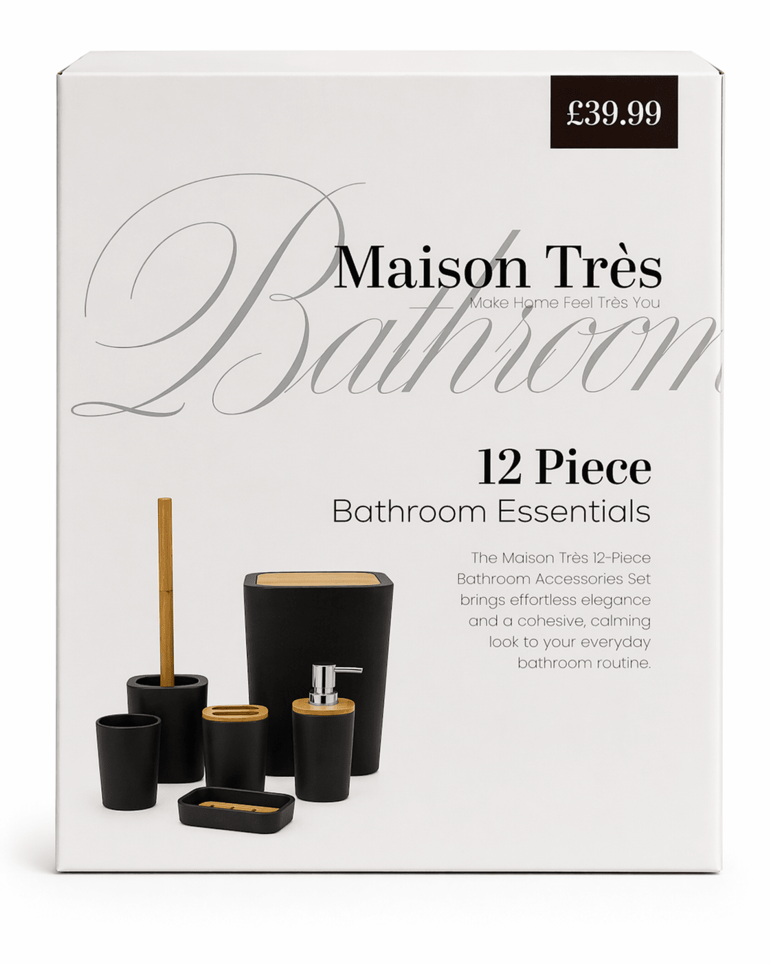 Maison Très Isla 12-Piece Bathroom Essentials Set