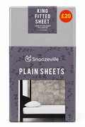 Snoozeville Plain Microfibre Fitted Sheet